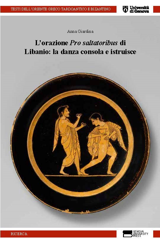 Coperina libro L’orazione Pro saltatoribus di Libanio