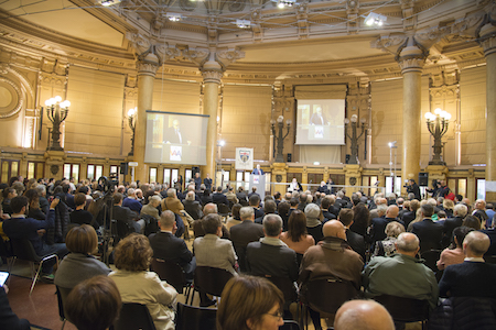 La Sala delle Grida del Palazzo della Borsa
