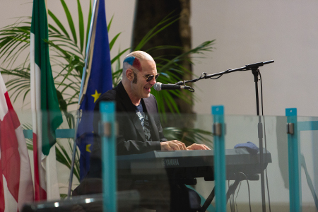 Il cantautore Francesco Baccini, ospite della cerimonia