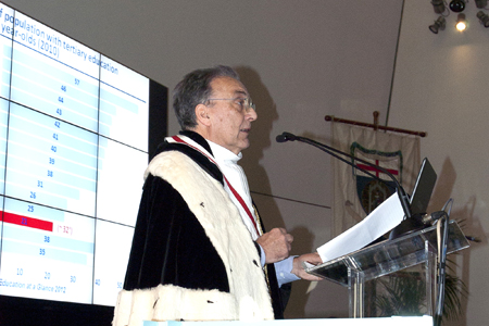 Il discorso inaugurale del Magnifico Rettore Giacomo Deferrari