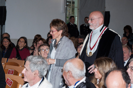 Inaugurazione a.a. 2014/2015 - Ingresso del Rettore e della Senatrice Elena Cattaneo