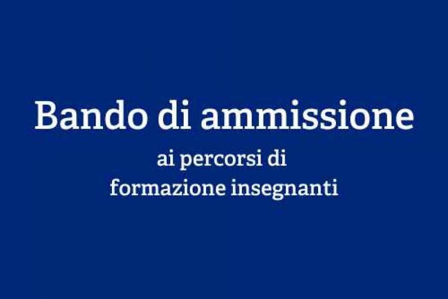 bando di ammisisone