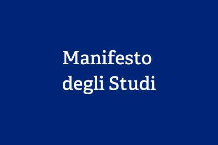manifesto degli studi