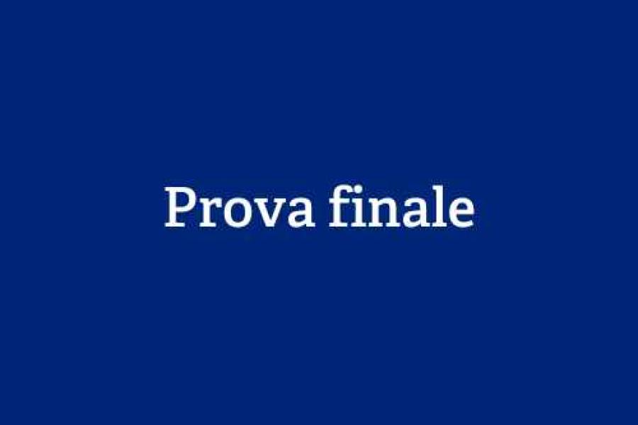 prova finale
