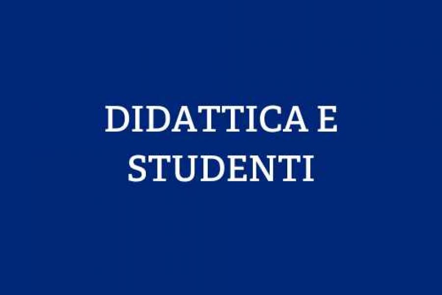 DIDATTICA E STUDENTI