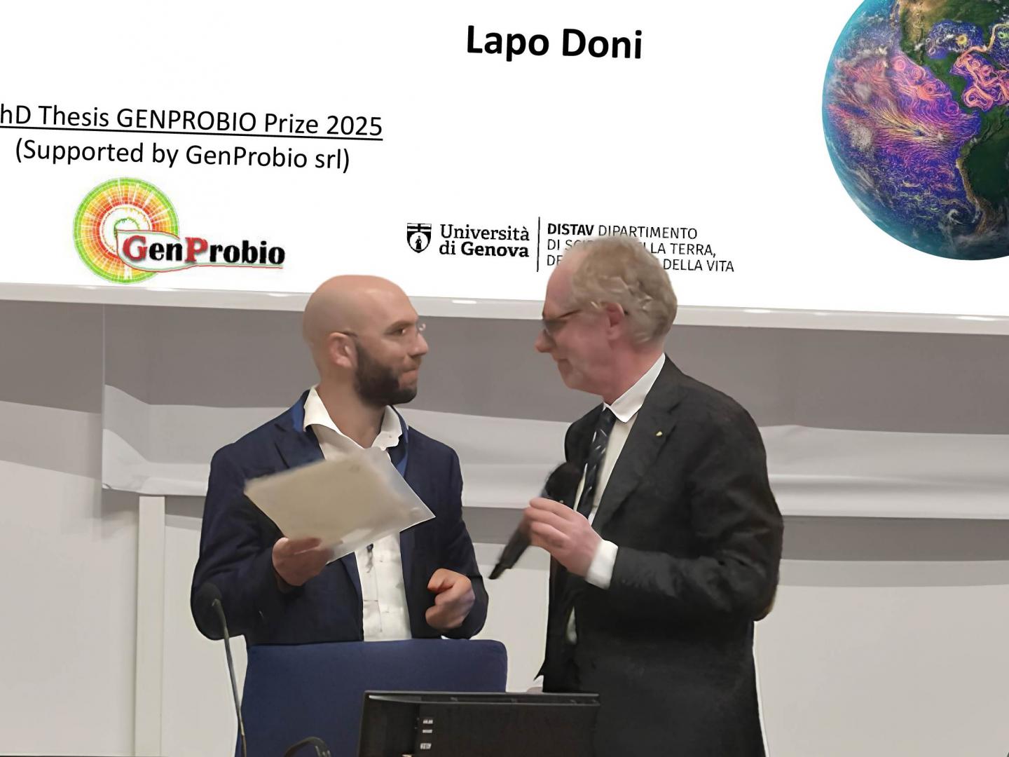 Lapo Doni, PhD UniGe, vince il GenProbio 2025